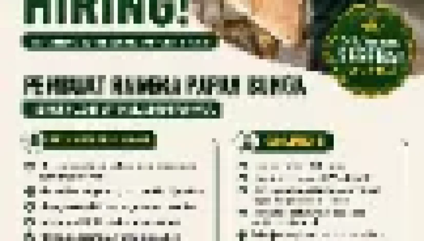 Lowongan Kerja Pembuat Rangka Papan Bunga King Florist Palangkaraya